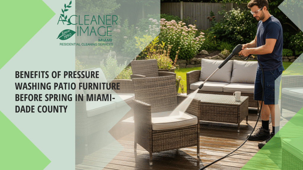 Pressure Washing Patio Furniture