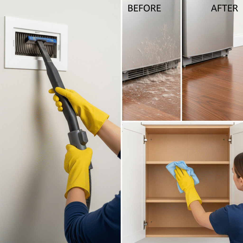 Hidden Areas Commonly Forgotten During Move In Cleaning