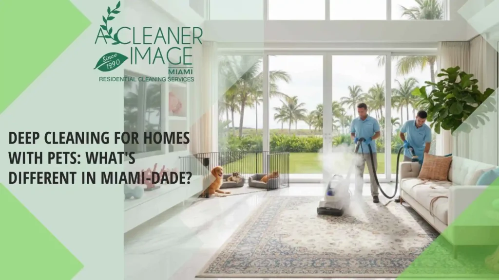 Deep Cleaning for Homes with Pets What's Different in Miami Dade