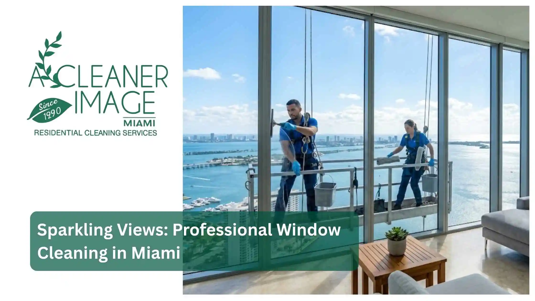 Sparkling Views Professional Window Cleaning in Miami