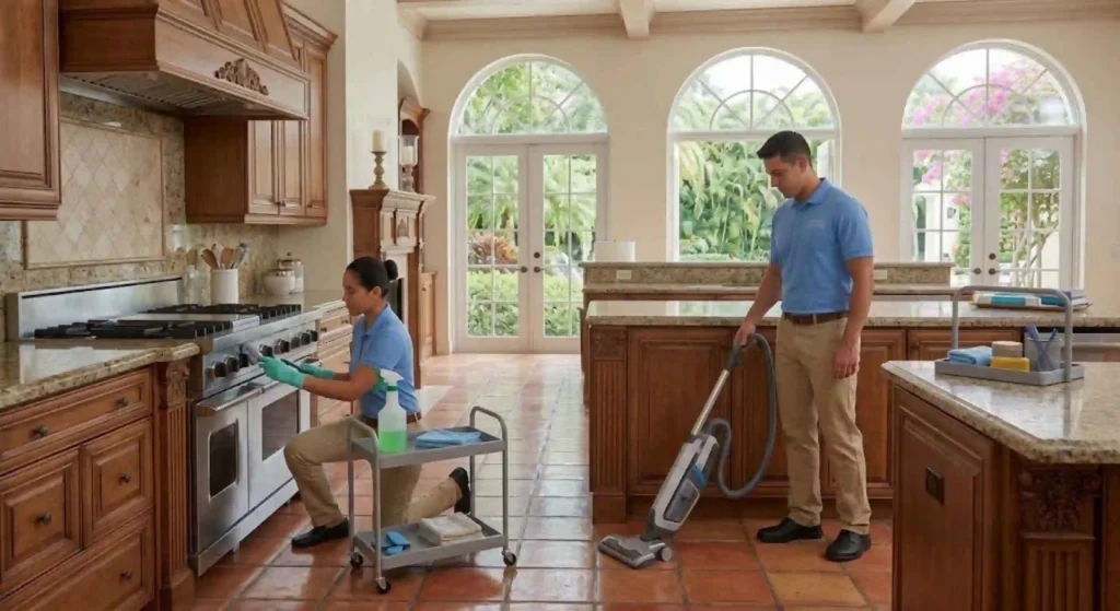 Professional recurring kitchen cleaning in Pinecrest