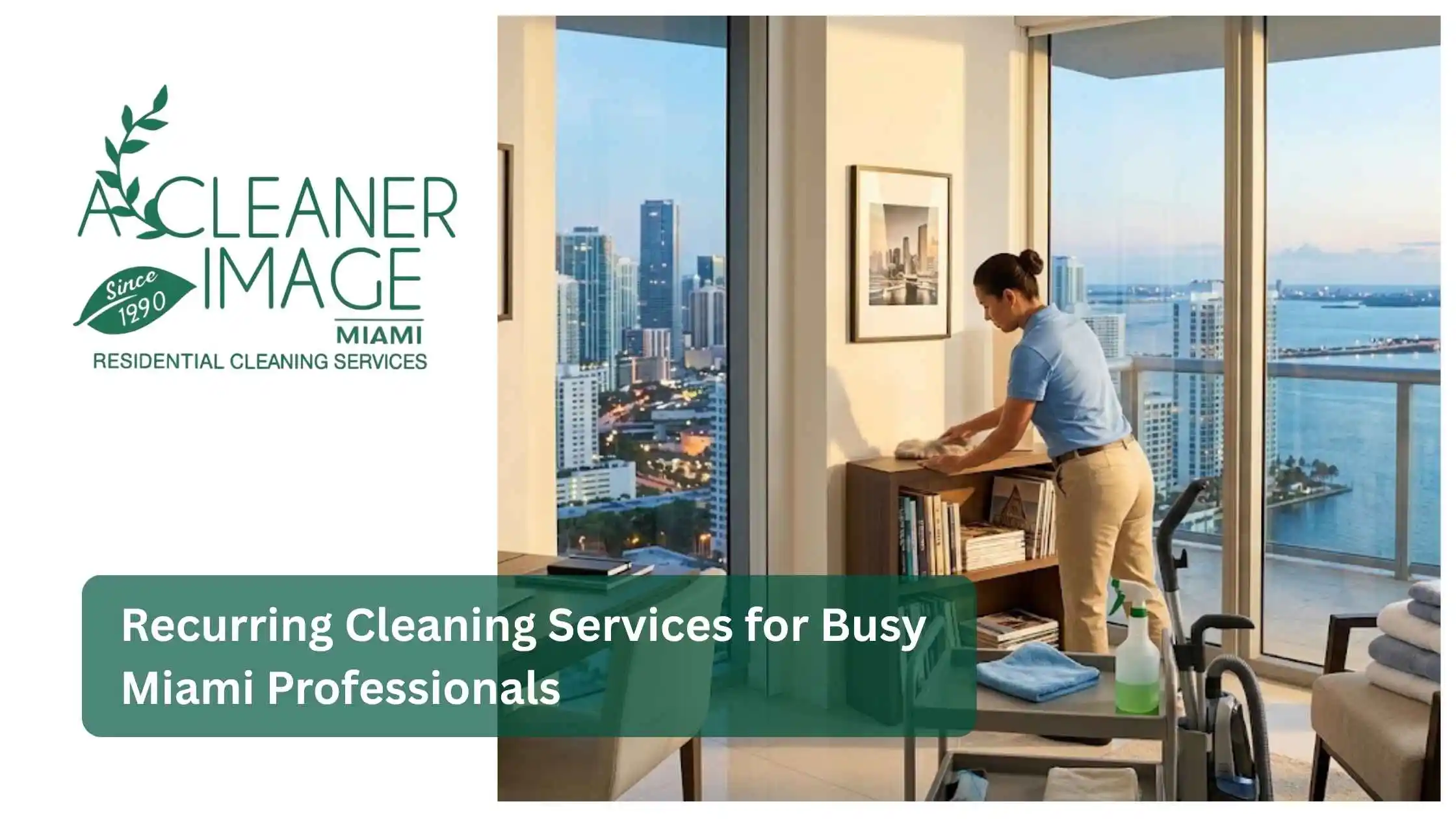 Recurring Cleaning Services for Busy Miami Professionals