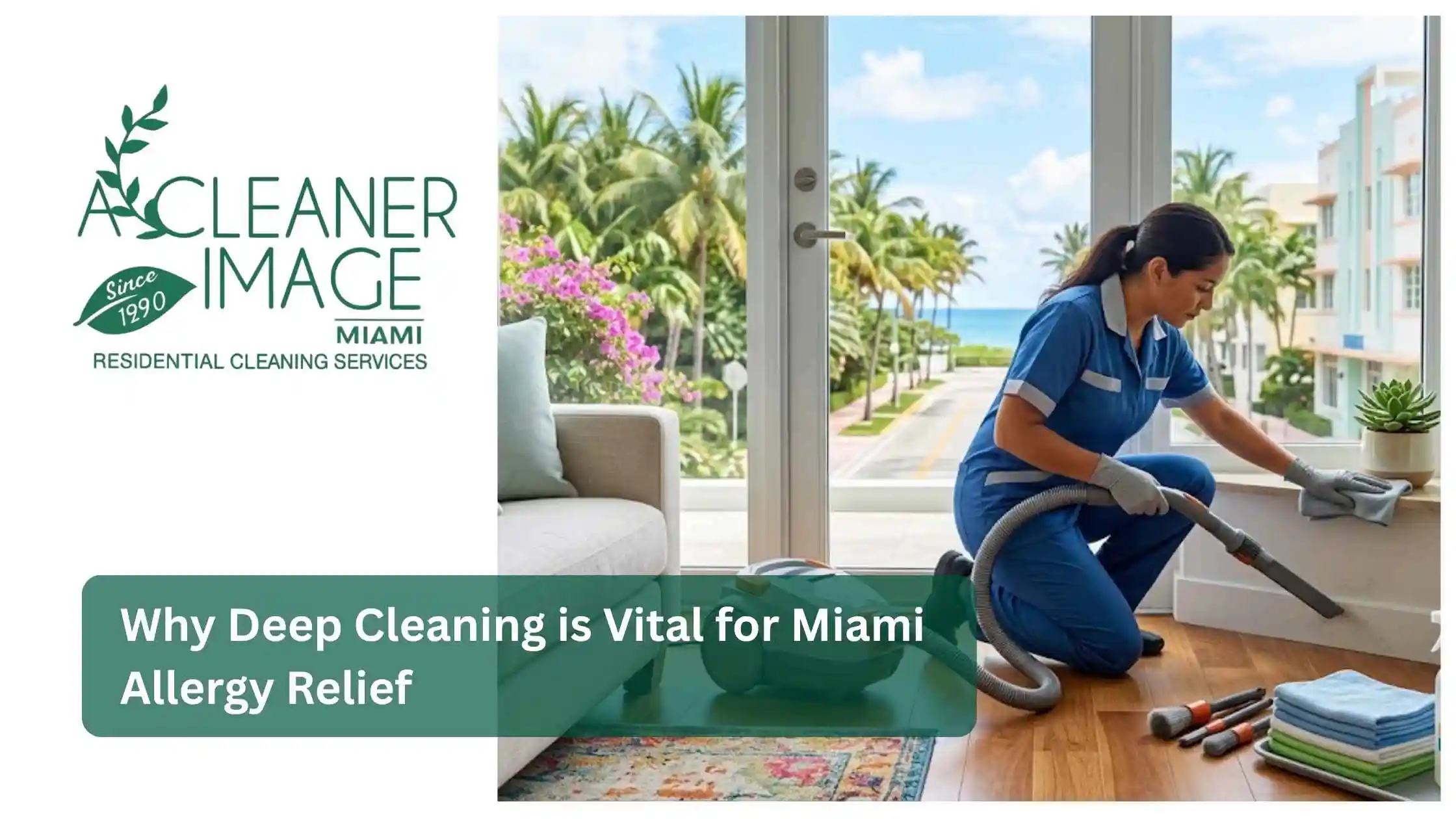 Why Deep Cleaning is Vital for Miami Allergy Relief